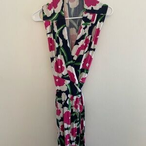 Diane Von Furstenberg Vibrant Floral Dress